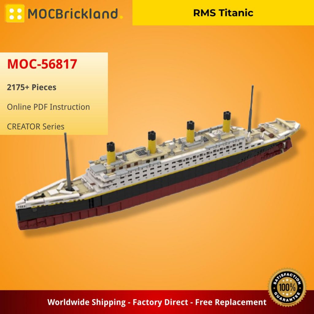 RMS Titanic CREATOR MOC 56817 By Bru Bri Mocs WITH 2175 PIECES MOC