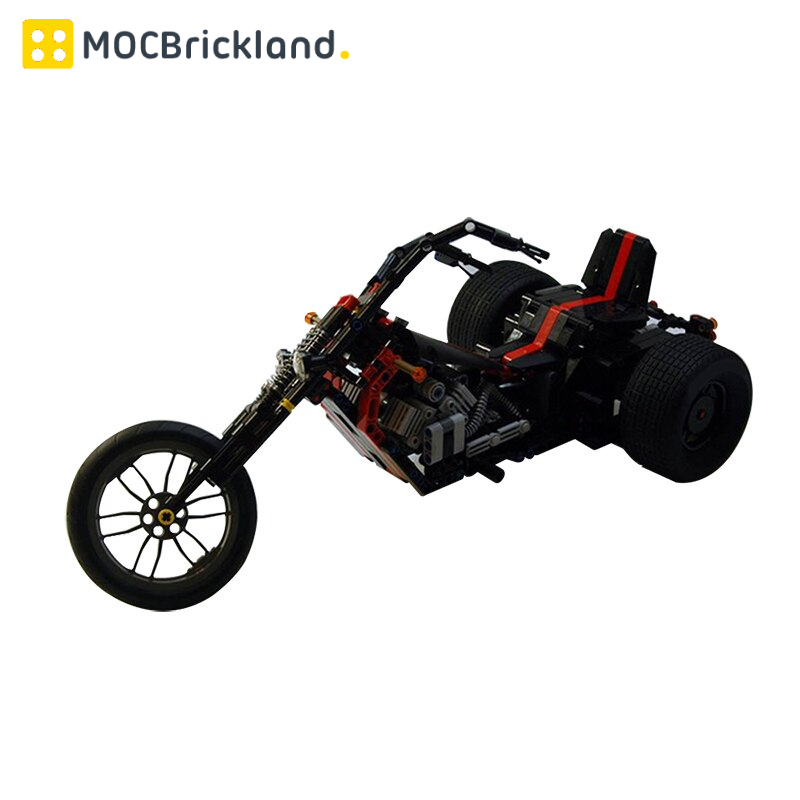 Custom Trike MOC 6385 Technician Designed By Muffinbrick With 634 Pieces