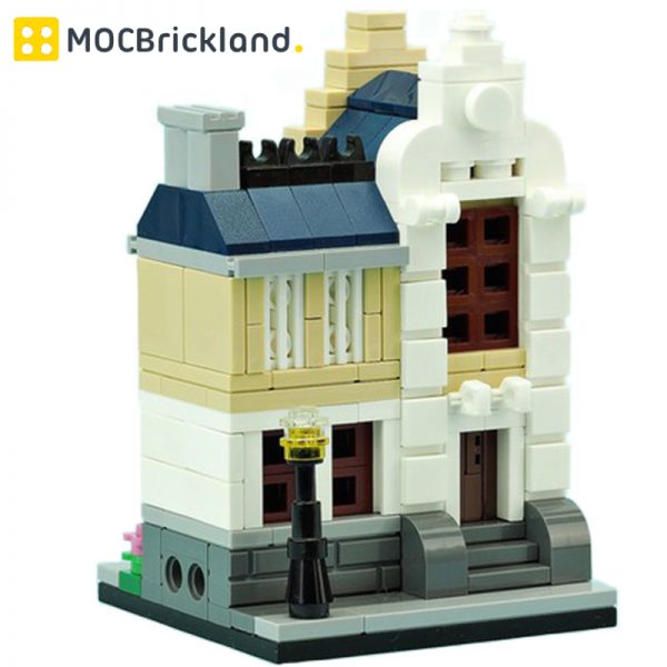 Mini Townhouse MOC 10740 Modular Building Designed By De_Marco With 275 Pieces