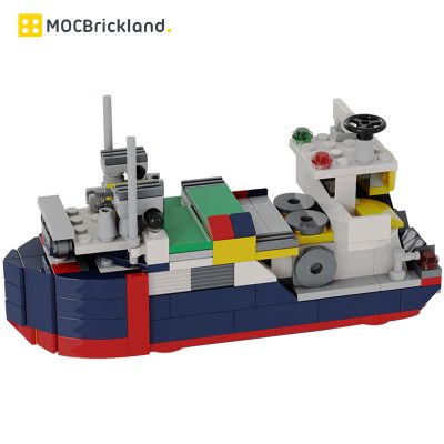 Cargo Ship MOC 8130 City Designed By Timeremembered With 204 Pieces