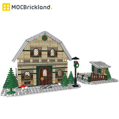 Winter Barn House MOC 10631 City Designed By Kristel With 746 Pieces
