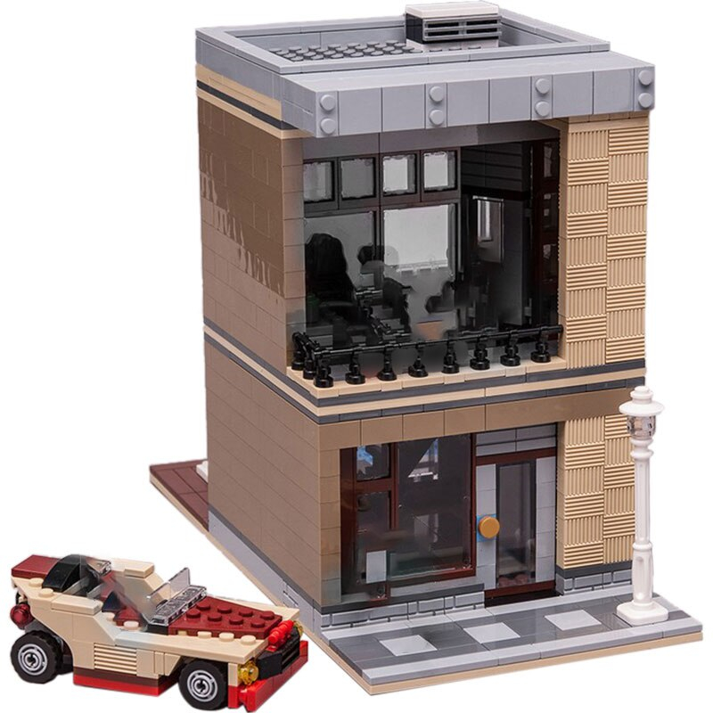 10232 Modern House MOC 21057 City Designed By Keep On Bricking With 792 Pieces