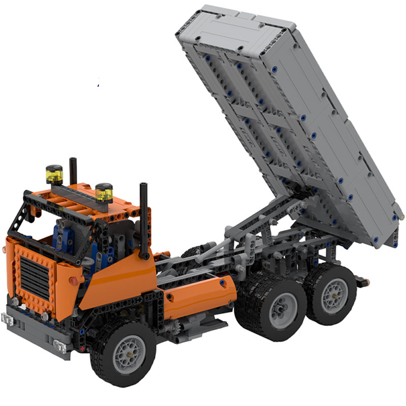Dumper Truck MOC 24114 Construction Machines Designed By Steelman14a With 820 Pieces
