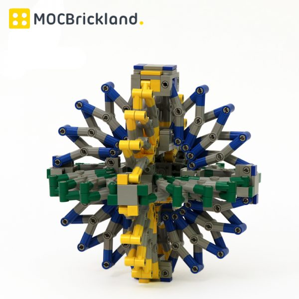 Hoberman Sphere MOC 0207 Creator Designed By JKBrickworks With 756 Pieces