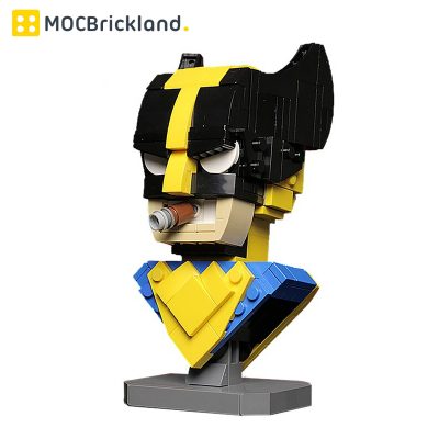 Wolverine Bust MOC 13217 Super Heroes Designed By Buildbetterbricks With 275 Pieces