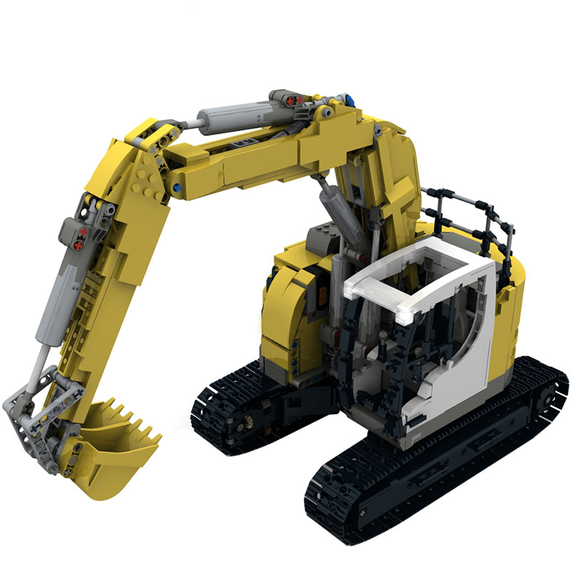 Custom RC LIEBHERR 926 compact excavator MOC 10394 Technic Designed By CustomBricks.de Produced By MOC BRICK LAND