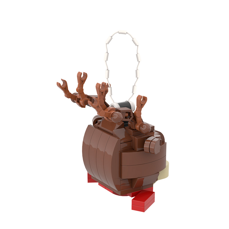 Christmas Reindeer Ornament MOC-89580 Creator With 97 Pieces