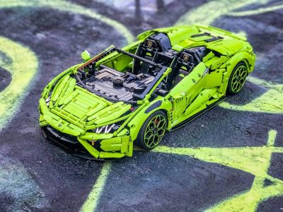 Lamborghini Huracan Evo Spyder Technic MOC-66566 by Loxlego with 3055 Pieces
