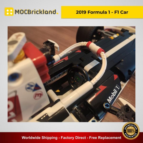 2019 Formula 1 - F1 Car MOC 31079 Technic Compatible With LEGO 42096 Designed By GeyserBricks With 1236 Pieces