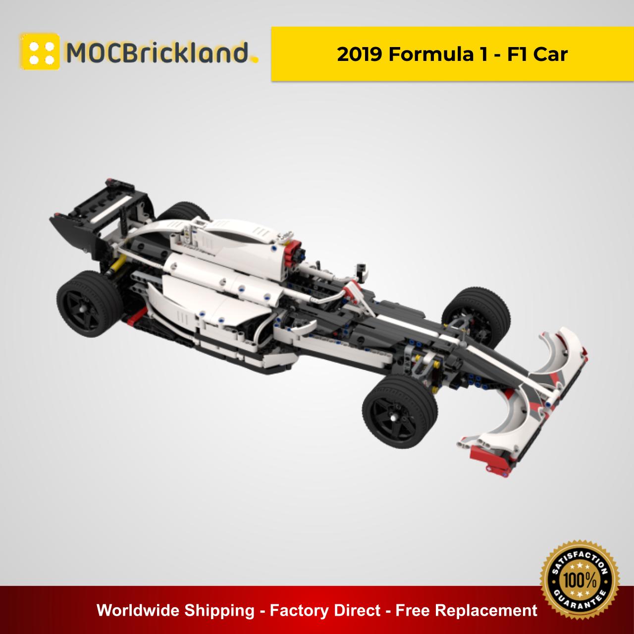 2019 Formula 1 - F1 Car MOC 31079 Technic Compatible With LEGO 42096 Designed By GeyserBricks With 1236 Pieces