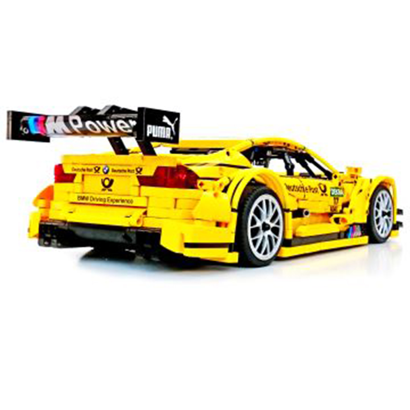 Post car Race series Custom Technic MOC-4142 Building Blocks BMW-M4 DTM 