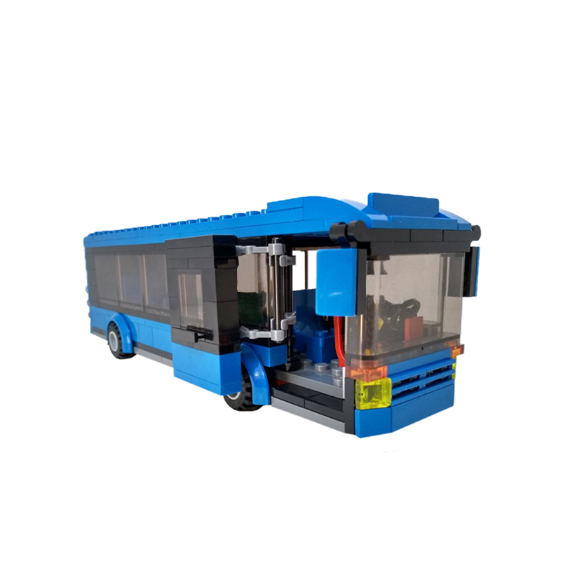 lego blue bus