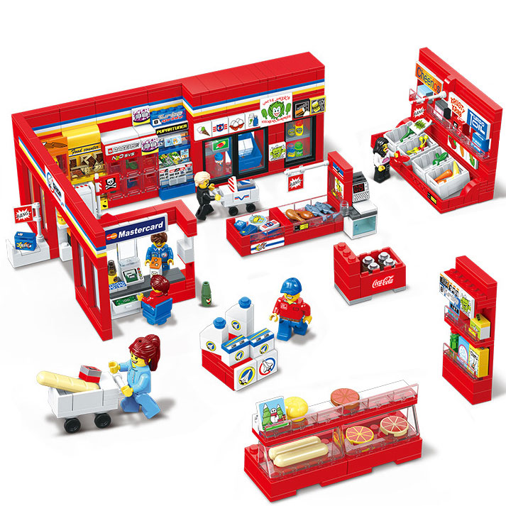 24-hour Convenience Store JIESTAR 55000 Creator With 845pcs