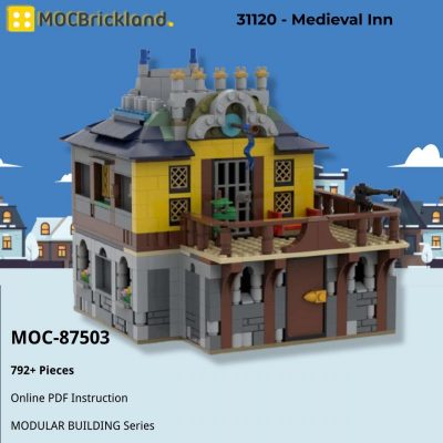 MOCBRICKLAND MOC-87503 31120 – Medieval Inn