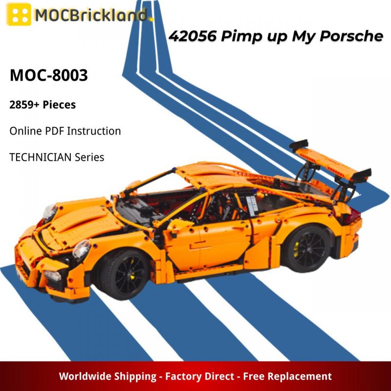 42056 Pimp up My Porsche Technician with 2859 pieces - Land
