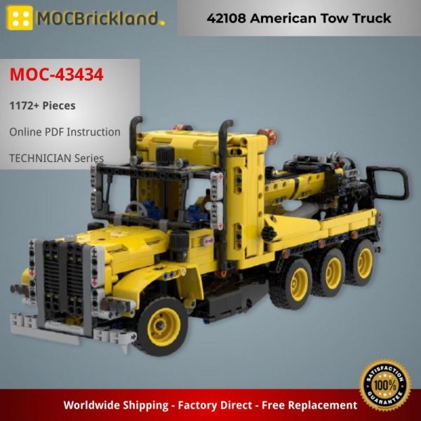 MOCBRICKLAND MOC-43434 42108 American Tow Truck
