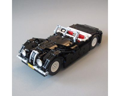 MOC 10690 Classic Jaguar Roadster by Martijnnab with 1286 pieces