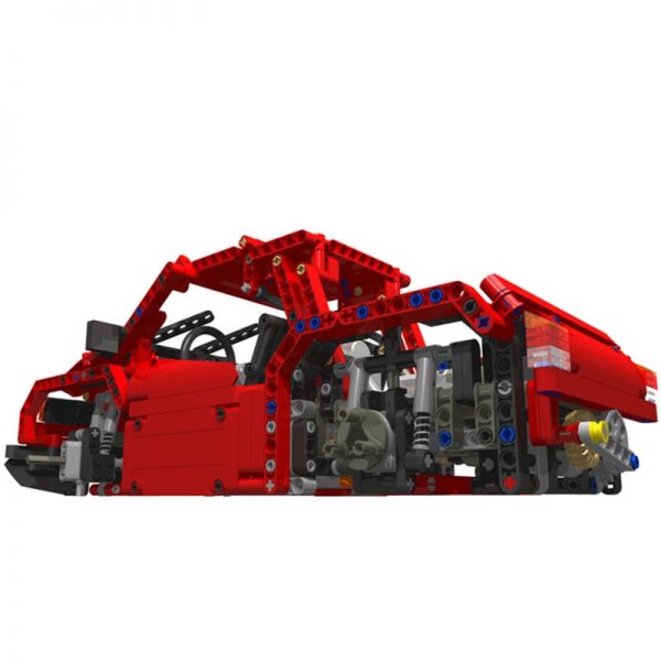 Compact Convertible MOC 1424 Technic Designed By Hedgie With 951 Pieces