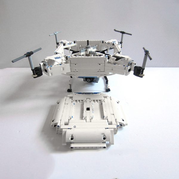 Technic Drone Aliens APC-flying UFO MOC 7259 Creator Designed By BrickbyBrickTechnic With 570 Pieces