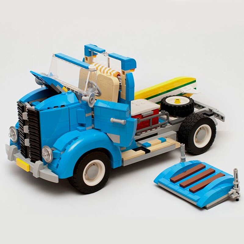 Vintage Truck MOC 9001 Creator Compatible With LEGO 10252 Designed By Timeremembered