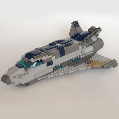 Space Shuttle MOC 8784 Military Compatible With LEGO 75147 Designed By Tomik