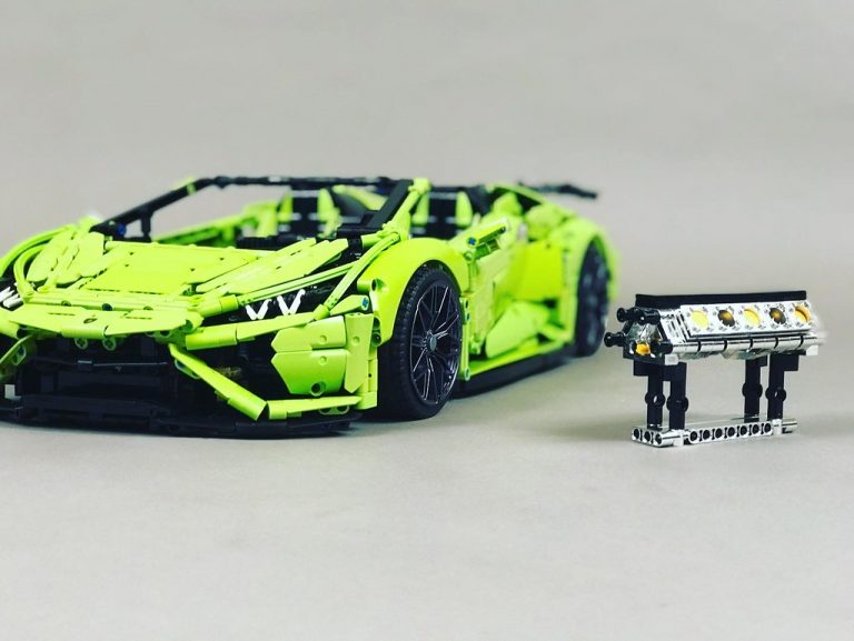 Lamborghini Huracan Evo Spyder Technic Moc-72491 By Loxlego With 3055 