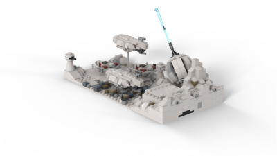 Battle Of HOTH : ECHO BASE MOC-65494 by jellcowith 569 Pieces