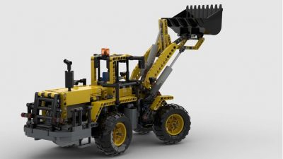 Front Loader RC Technic MOC-53796 Edo99 with 974 Pieces - MOC Brick Land