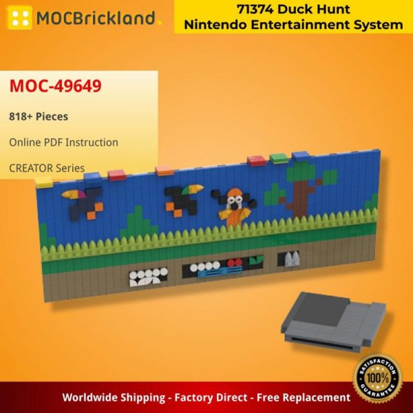 MOCBRICKLAND MOC-49649 71374 Duck Hunt Nintendo Entertainment System