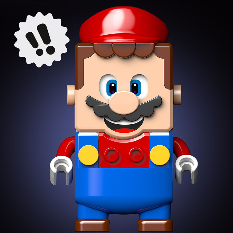 Red Super Mario 64 Question Mark Custom 73196 Creator With 2064pcs 