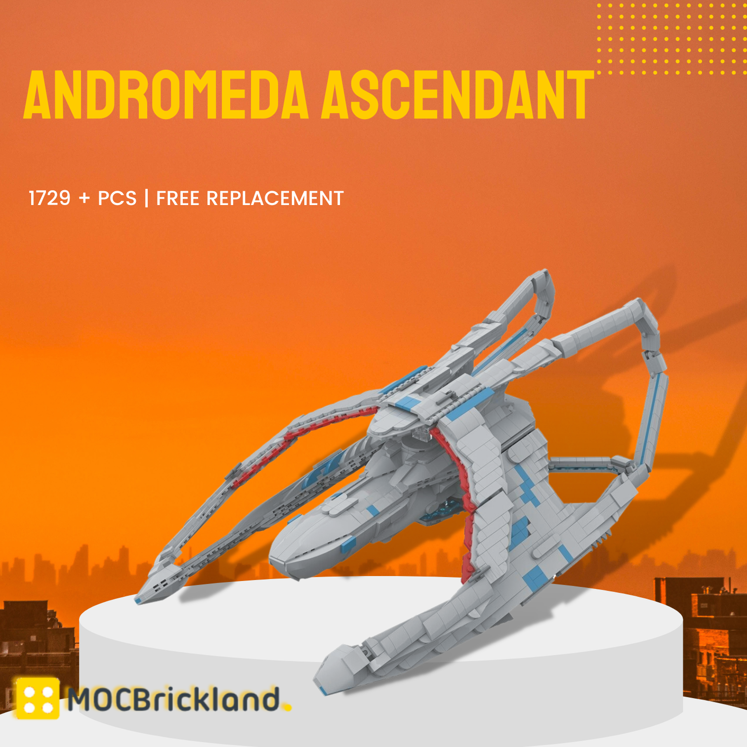 Andromeda Ascendant MOC-117825 Space With 1729 Pieces