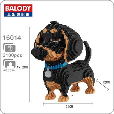 Teckel Dog Creator BALODY 16014 with 2100 pieces
