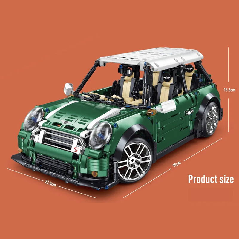 Green MINI Cooper S TaiGaoLe T5025A Technician with 2292 Pieces