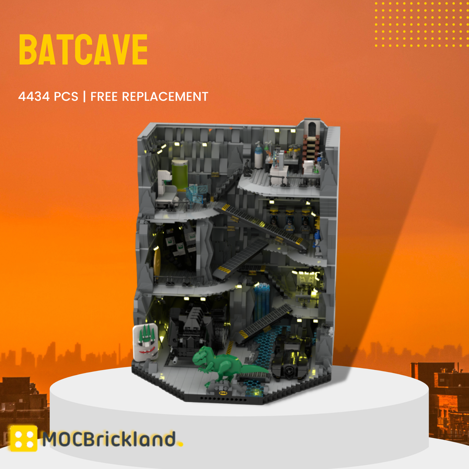 BatCave MOC-88577 Movie With 4434 Pieces