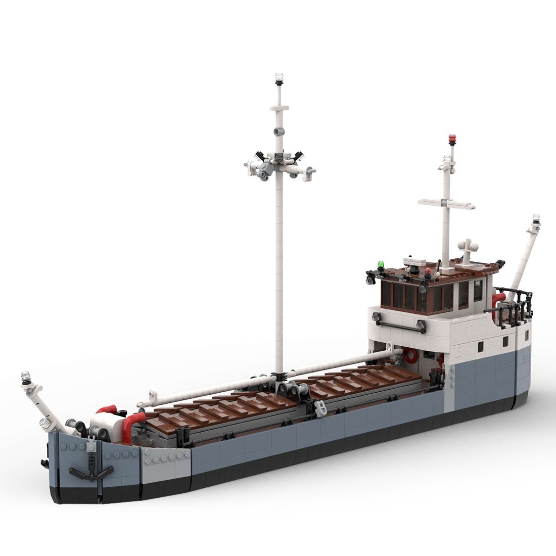 Bay Cargo Boat MOC-87964 Technic With 1961PCS