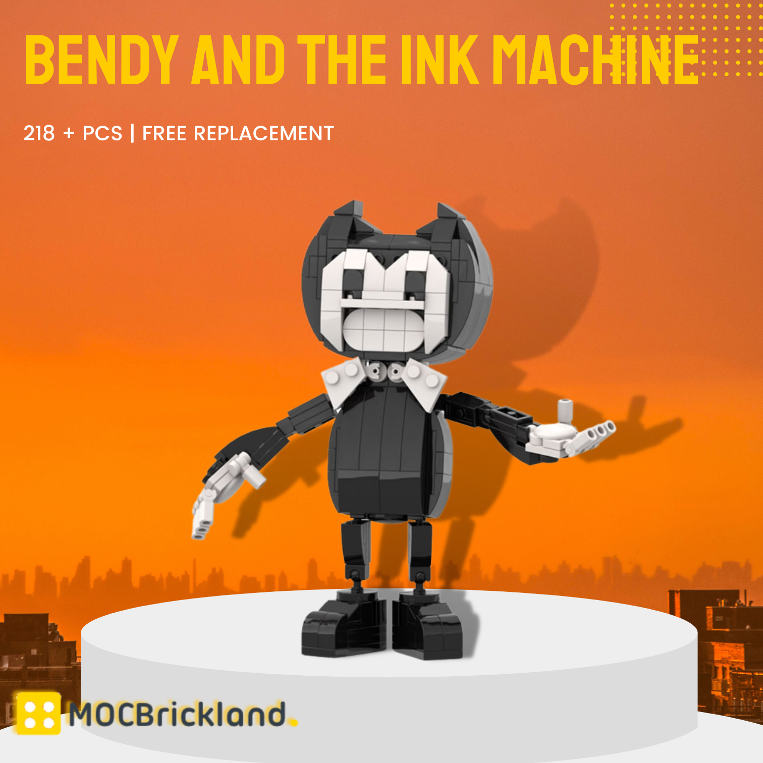 Bendy And The Ink Machine MOC-89504 Creator With 218 Pieces