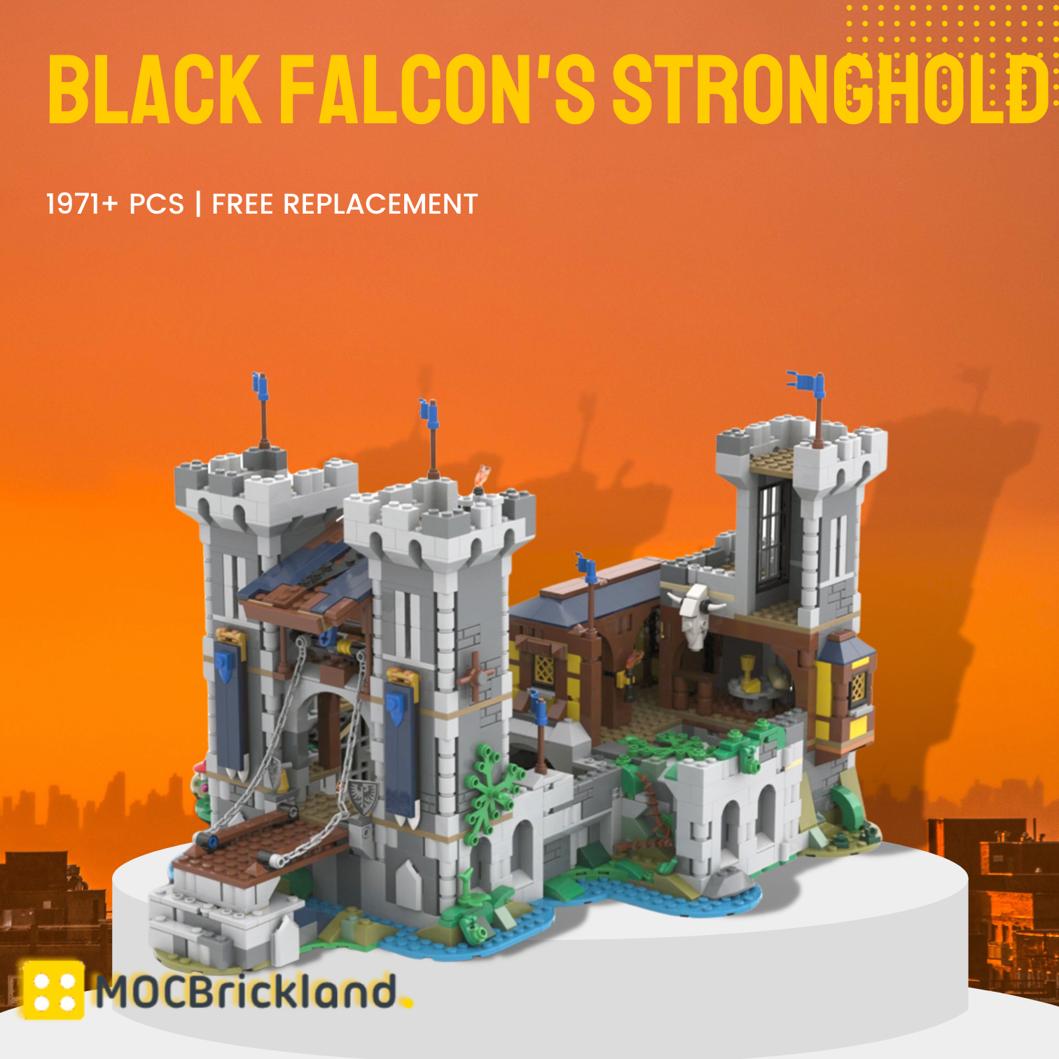 Black Falcon's Stronghold (BUNDLE) 31120-1 Alt. Build MOC-116798 Creator With 1971PCS