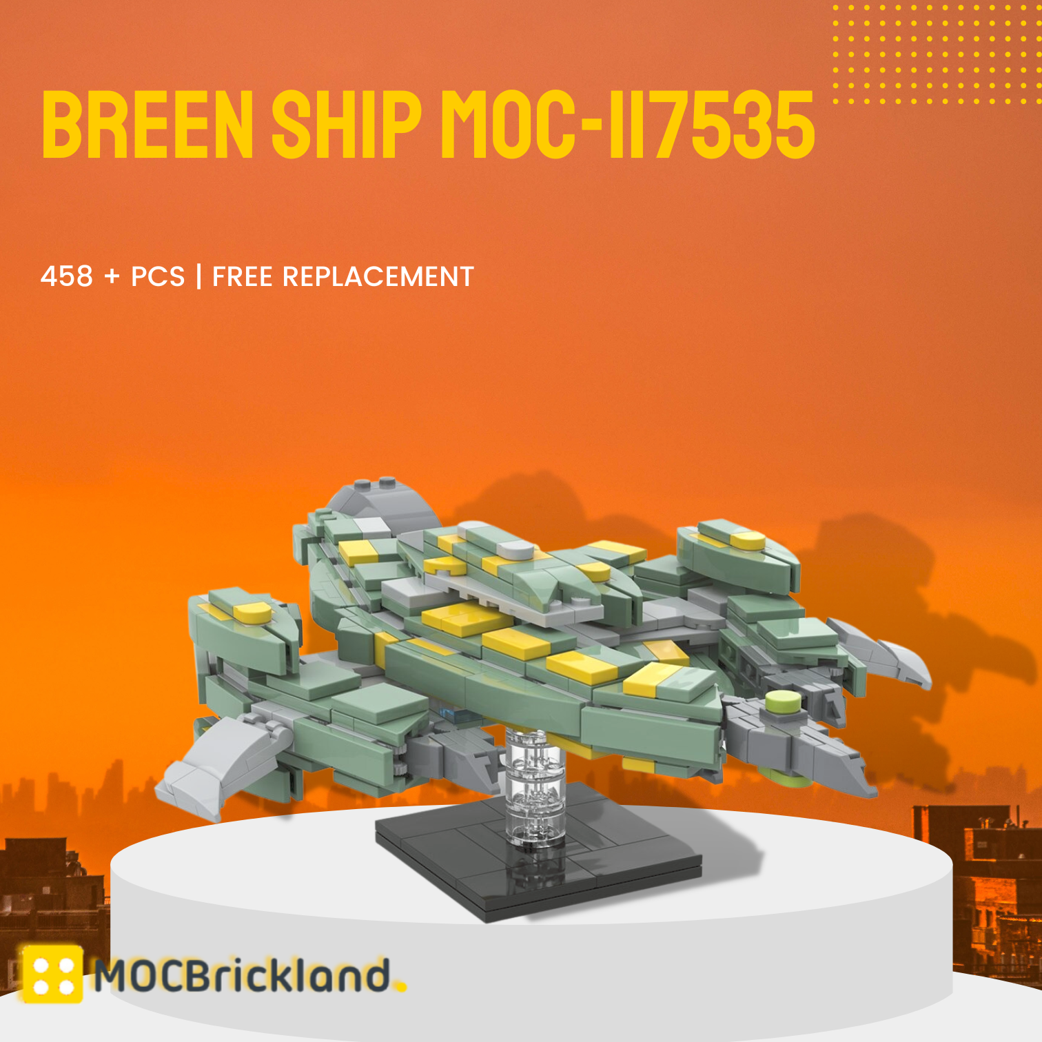 Breen Ship MOC-117535 Space With 458 Pieces