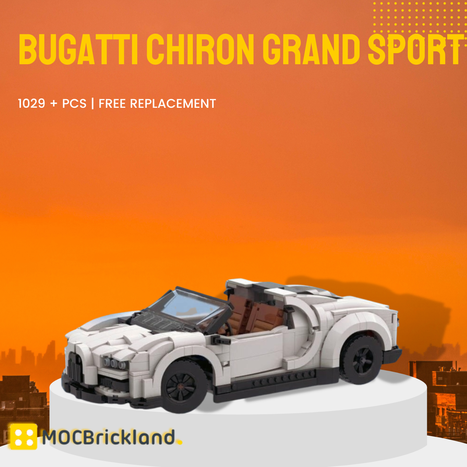 Bugatti Chiron Grand Sport MOC-104743 Technic With 1029 Pieces