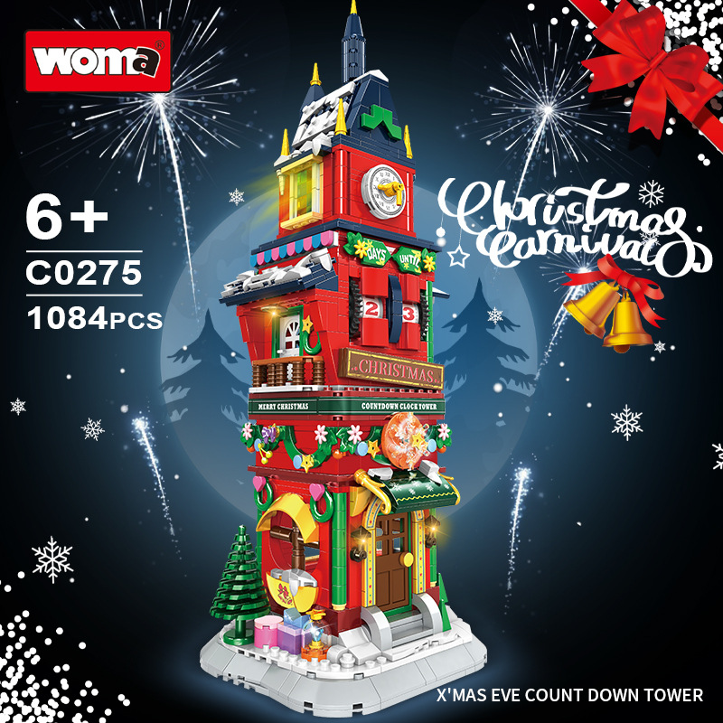 X'MAS EVE COUNT DOWN TOWER WOMA C0275 Creator With 1084pcs 
