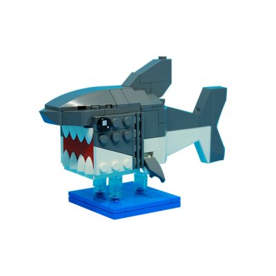 BrickHeadz Shark Creator MOC-33188 by Leewan WITH 142 PIECES