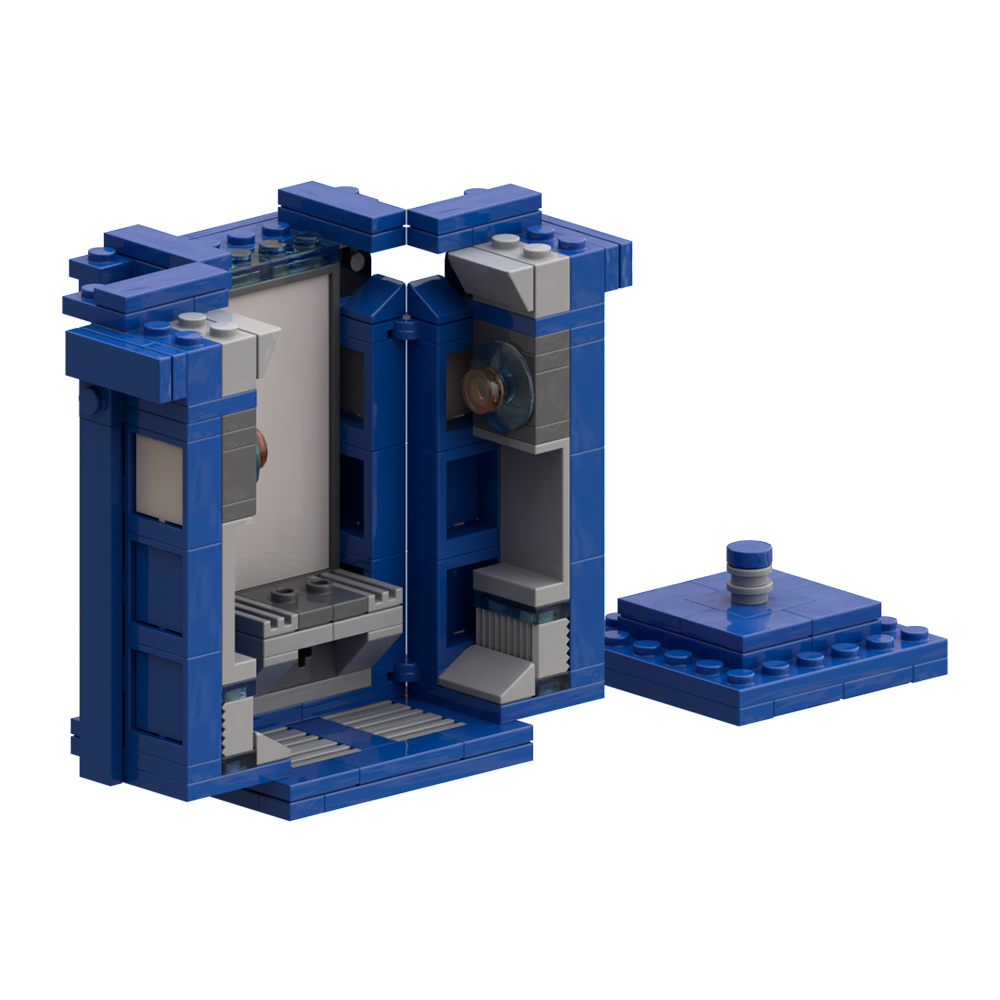 Doctor Who Telephone Booth MOC-89570 Creator With 238 Pieces