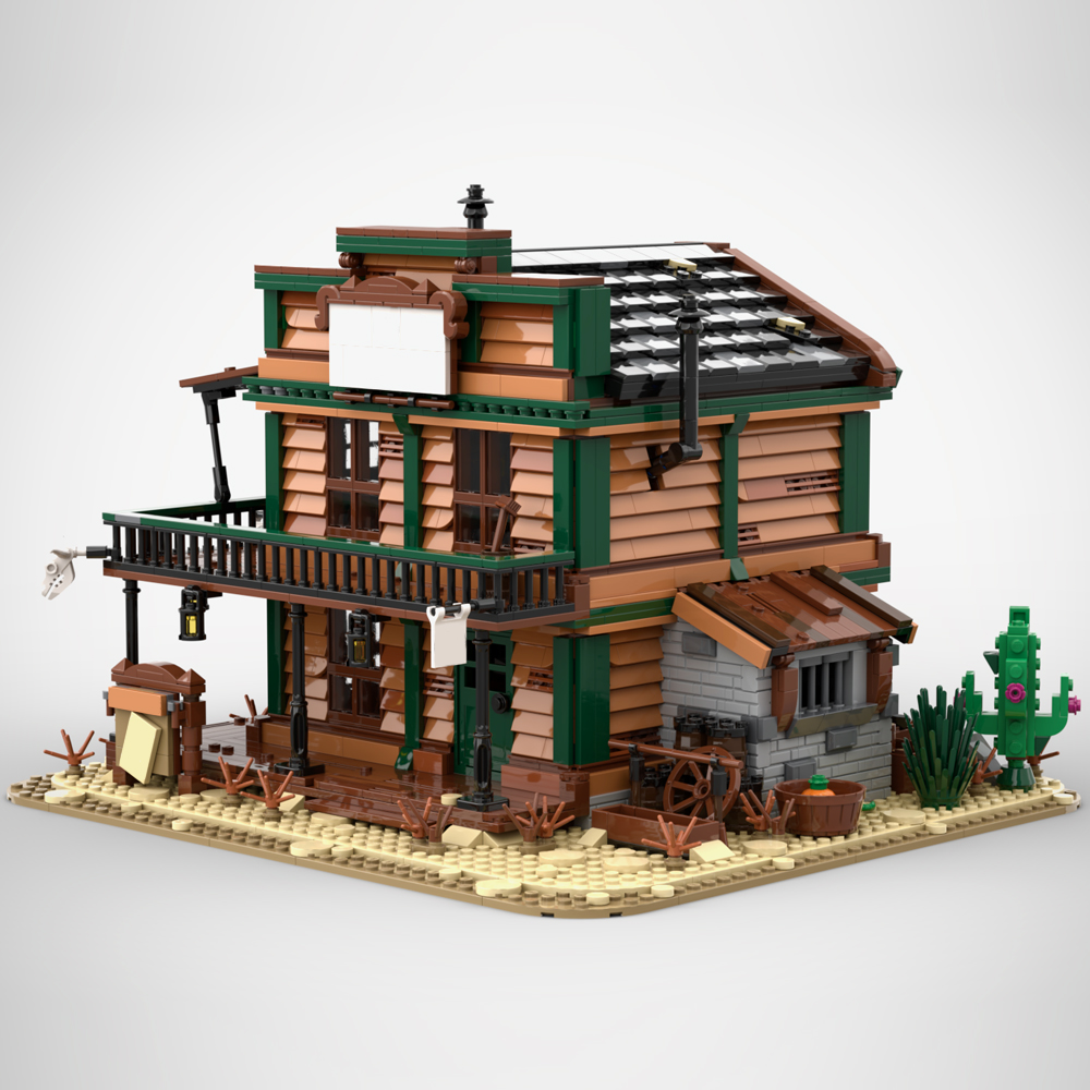 Sheriff's Office - Wild West MOCBRICKLAND 151938 Modular Building with ...