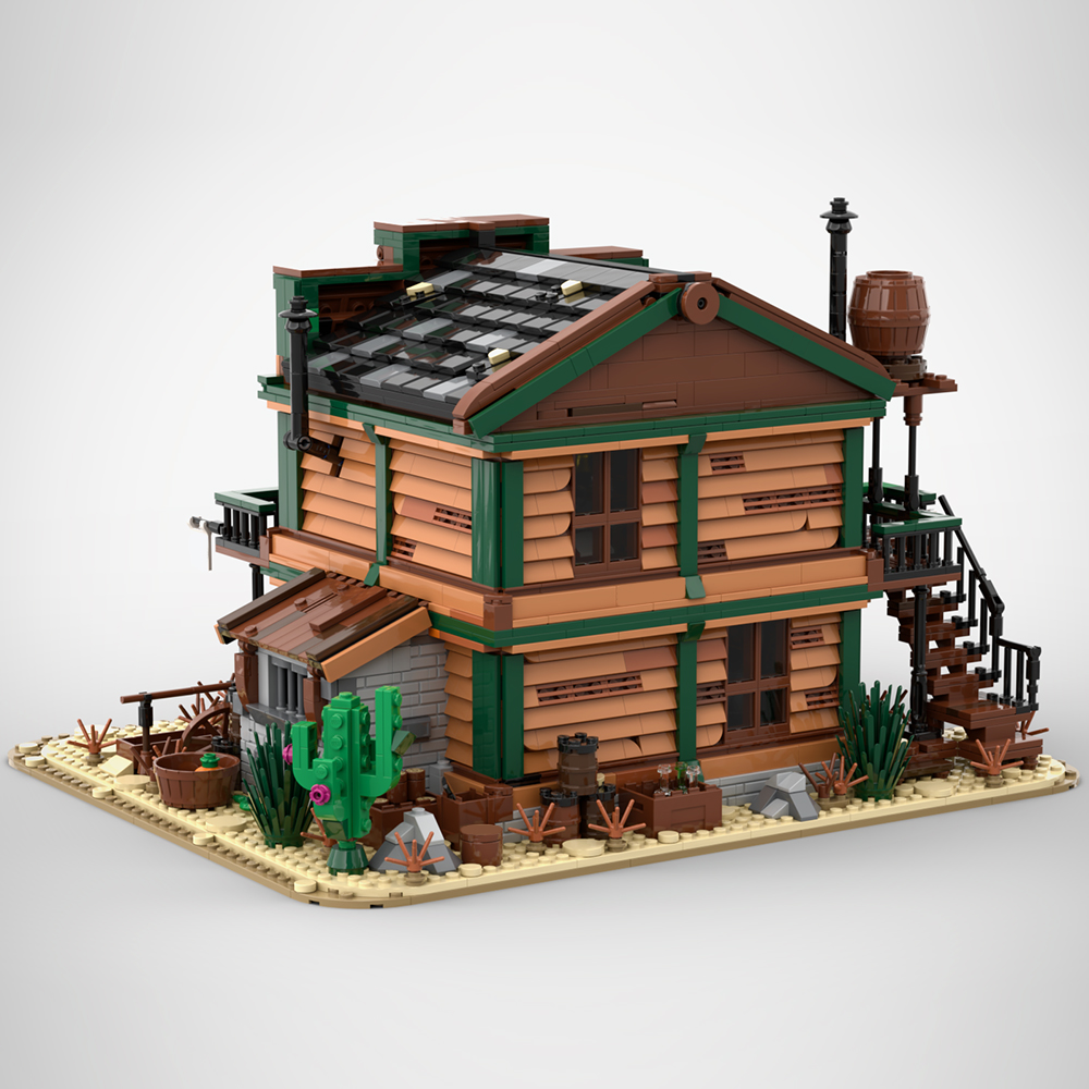 Sheriff's Office - Wild West MOCBRICKLAND 151938 Modular Building with ...