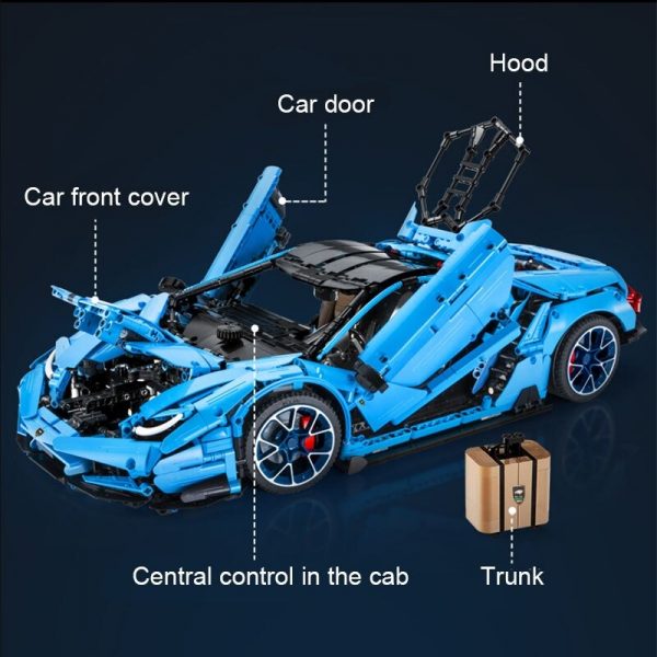 Lamborghini Centenario 1 8 hypercar Technic CADA C61041 with 3842