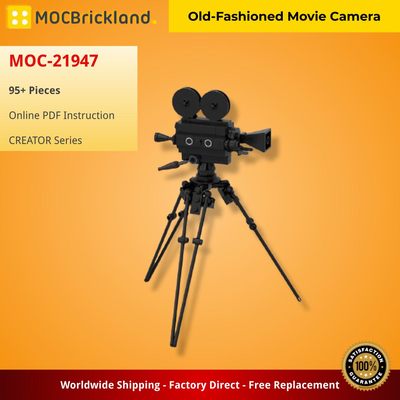 Old-Fashioned Movie Camera CREATOR MOC-21947 WITH 95 PIECES