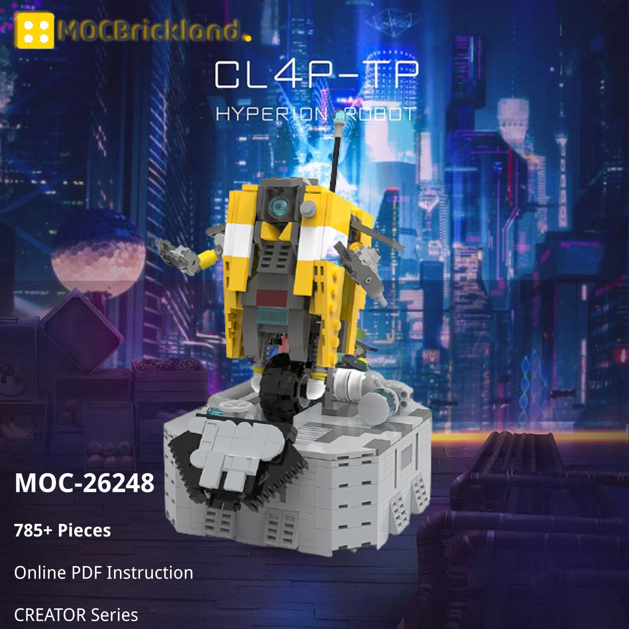 Claptrap (CL4P-TP) CREATOR MOC-26248 by daarken WITH 785 PIECES