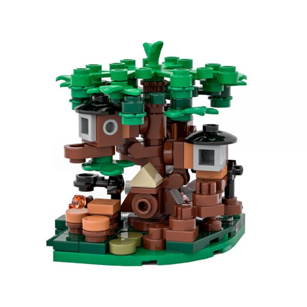 Micro Tree House CREATOR MOC-41111 by Pomx WITH 104 PIECES