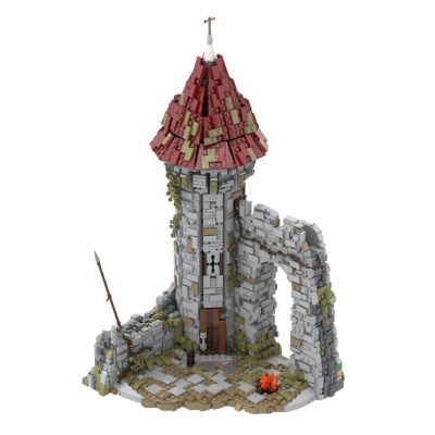 Castle for the Game Dark Souls CREATOR MOC-42261 with 3184 pieces
