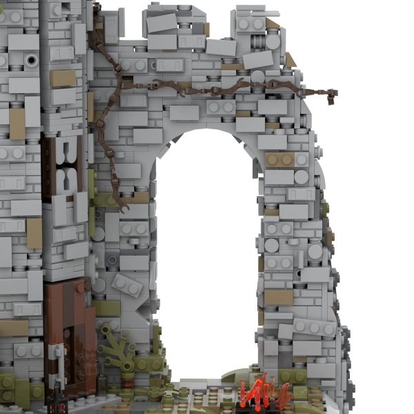 Castle for the Game Dark Souls CREATOR MOC-42261 with 3184 pieces